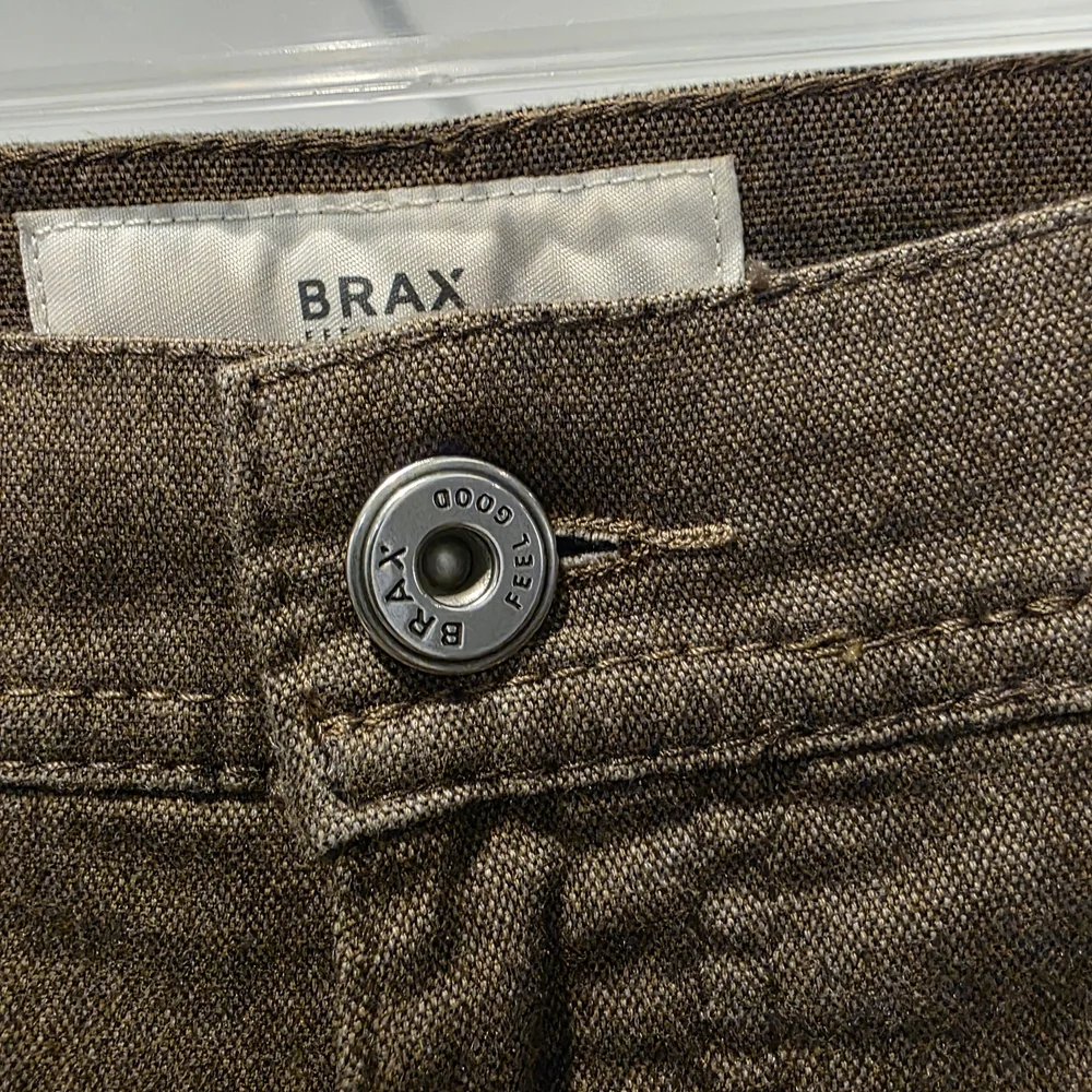 Brax Men's Feel Good Pants 38 Cooper Fancy Regular Fit Brown Gray Lot of 2